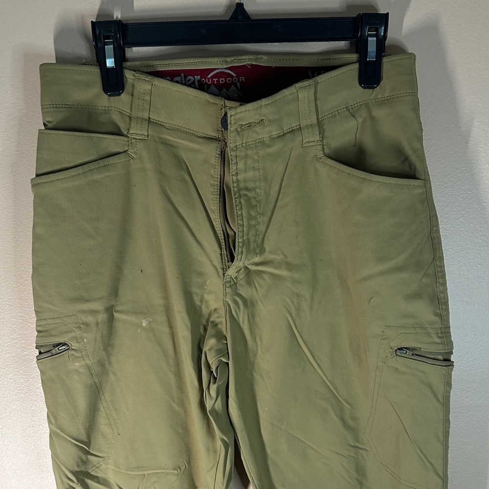 Wrangler Men's Tan Cargo Pants - Picture 2 of 10